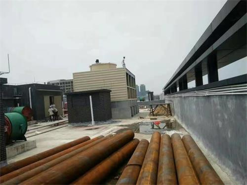 風筒的漂流水對開式冷卻塔的影響